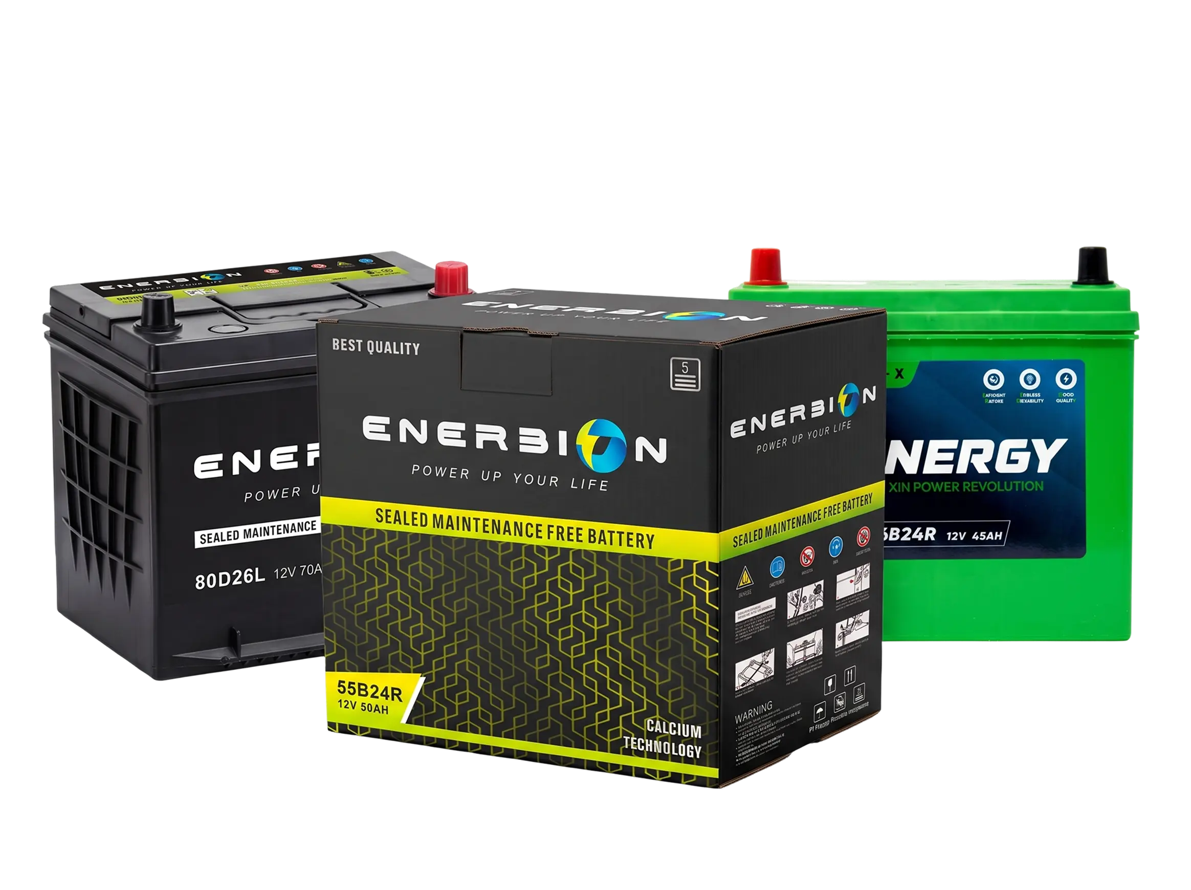 Enerbion Battery Lineup and Products